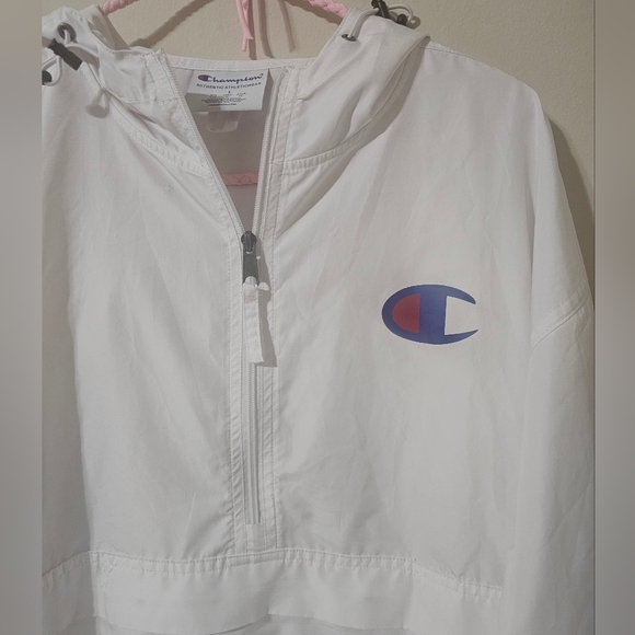 Champion Men's Lrg Windbreaker White - Picture 6 of 8